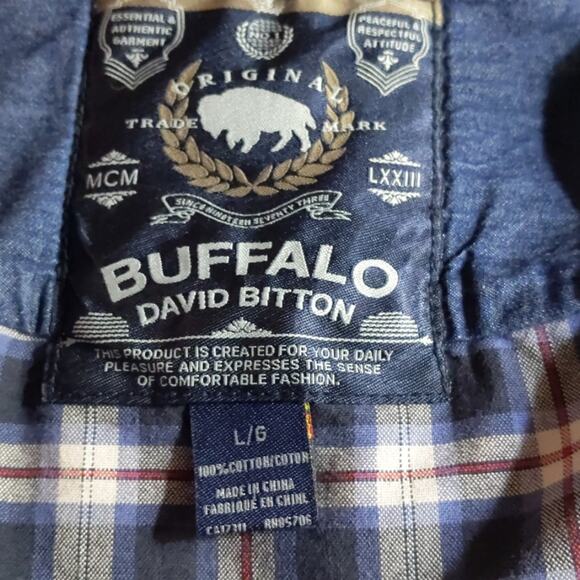 Buffalo David Bitton Button Down Long Sleeve Shirt - Picture 8 of 10